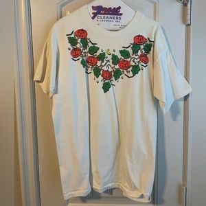 White Pumpkin Graphic Women's Top